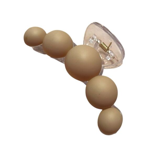 🤯5/$20🤯 Tan Bubble Hair Claw - Picture 1 of 3